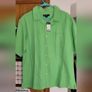 Daniel Cremieux Men's Ridge Green Shirt